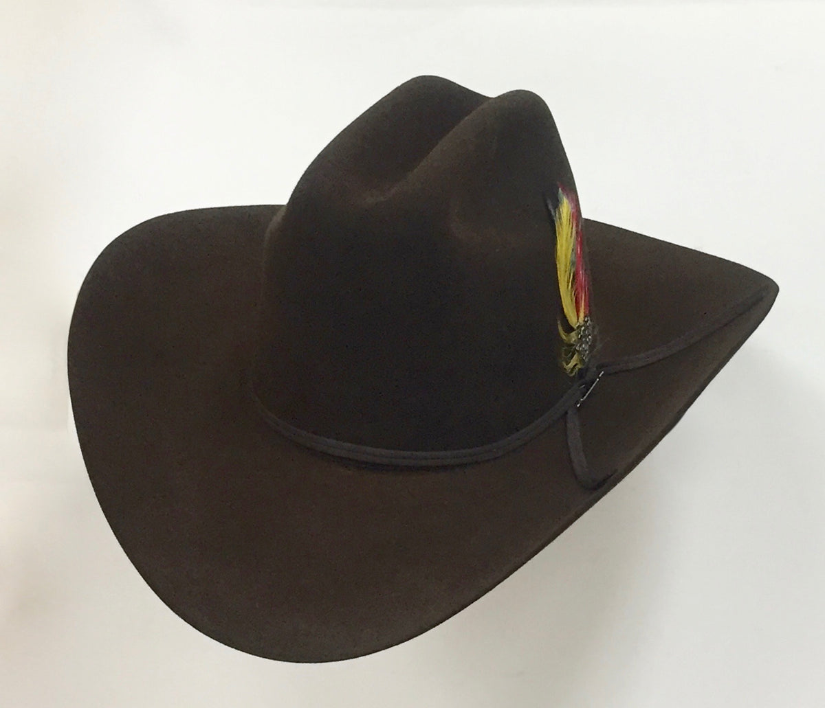 Stetson 6X Fur Felt Western Hat 7 1/4 (58) Brown Made in USA Cattleman Ocho Rios 6X Fur Felt Cattleman Western Hat – Village Hat Shop main image 3