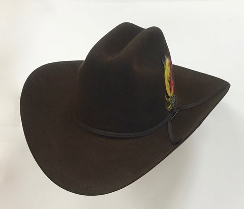 Stetson 6X Rancher chocolate fur felt cowboy hat