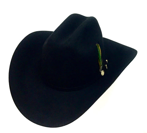 Stetson 100X "El Presidente" Black fur felt cowboy hat