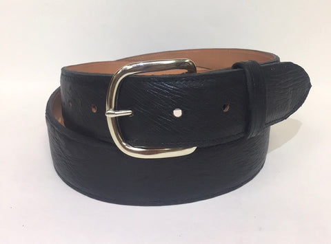 Genuine smooth ostrich belt