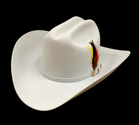 David's 100X White fur felt cowboy hat