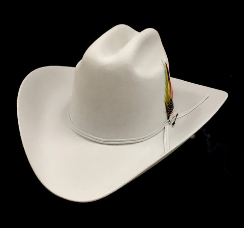 Stetson 6X Rancher Silver Grey fur felt cowboy hat
