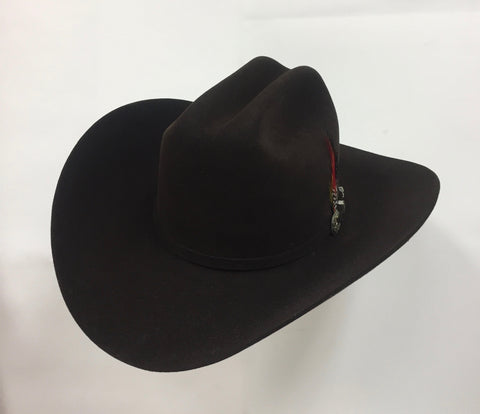 David's 5X Brown fur felt cowboy hat