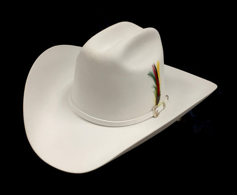 Stetson 30X "El Patron" White fur felt cowboy hat