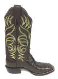 Full Quill Nicotine CC Ostrich Boots