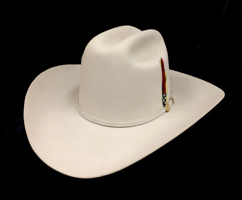 Stetson 100X "El Presidente" Silver Belly fur felt cowboy hat